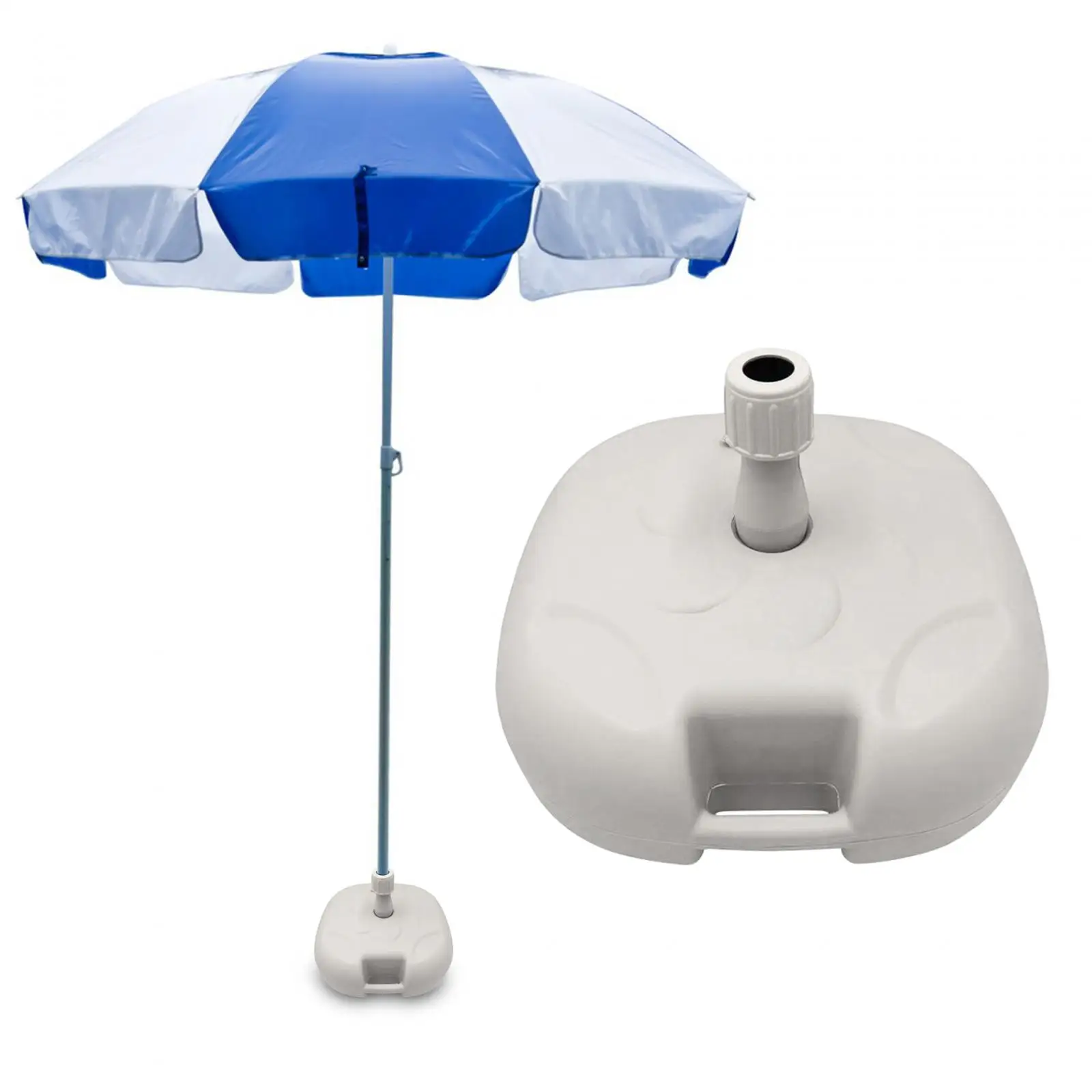 Sun Umbrella Ground Plug Base Beach Umbrella Outdoor Parasol Water Injection Sand Injection Portable Plastic Umbrella Base