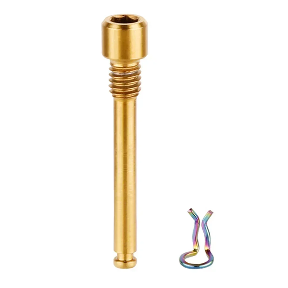 Boulon de plaquette de frein à disque de vélo, broche en alliage de titane, vis d'étrier de remplacement, boulons de cyclisme, accessoires de vélo