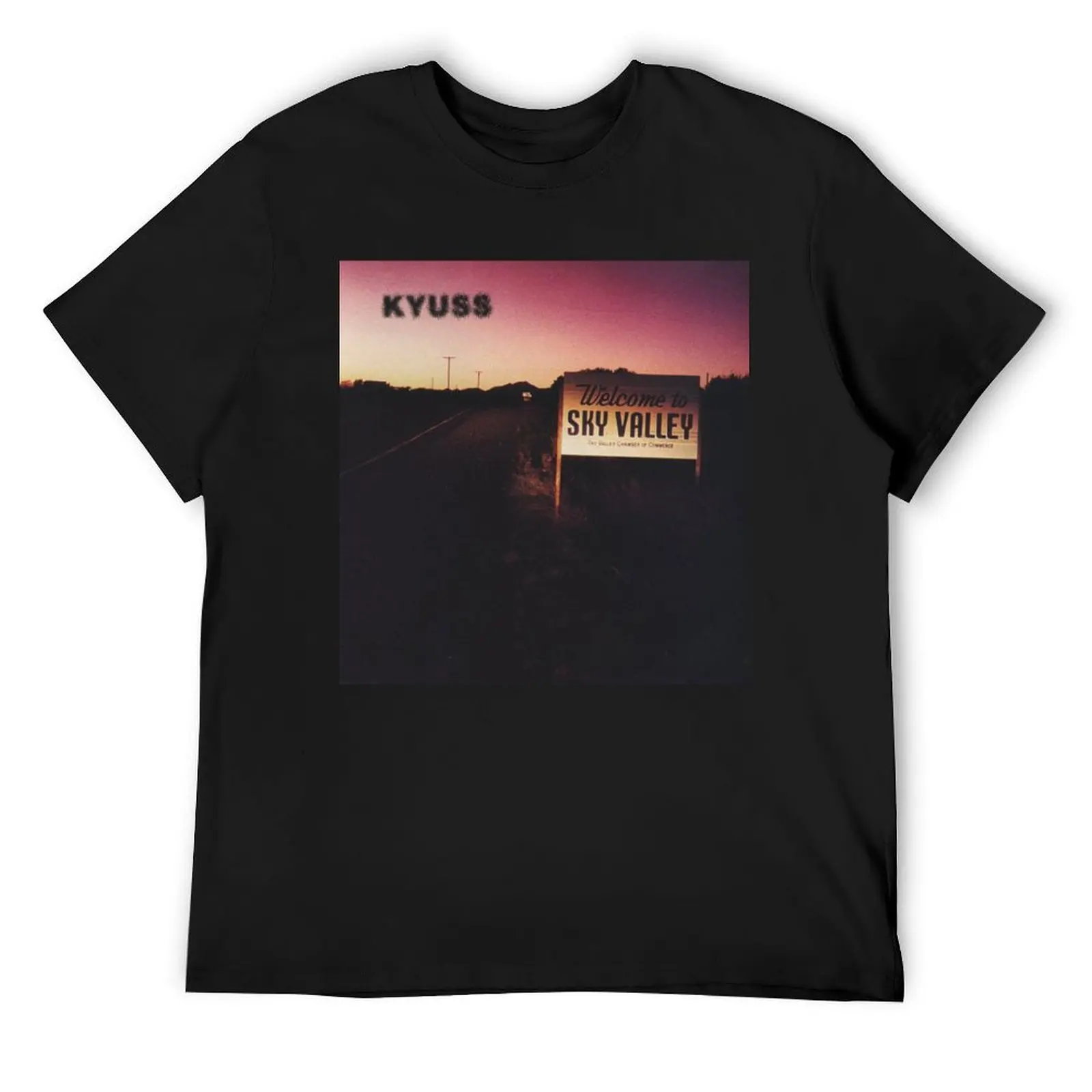 

Kyuss - Welcome To Sky Valley Classic T-Shirt cotton graphic tees tees shirts graphic hippie clothes slim fit t shirts for men