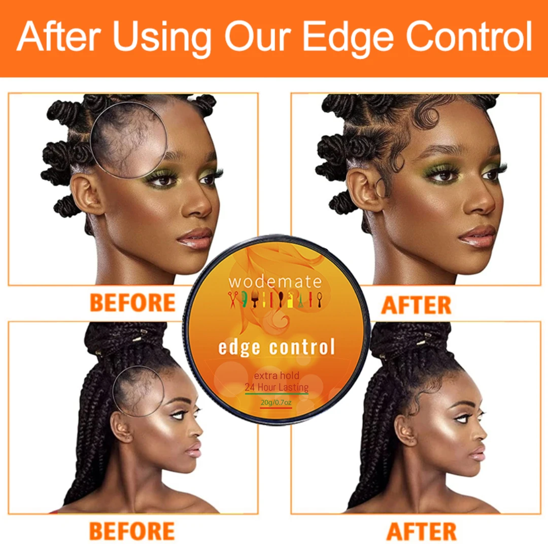 6 teile/los Lace Front Perücken kleber wasserdichter Spitzen kleber und Entferner Set Strong Hold Wachs Stick für Perücken Haars tyling Edge Control Gel