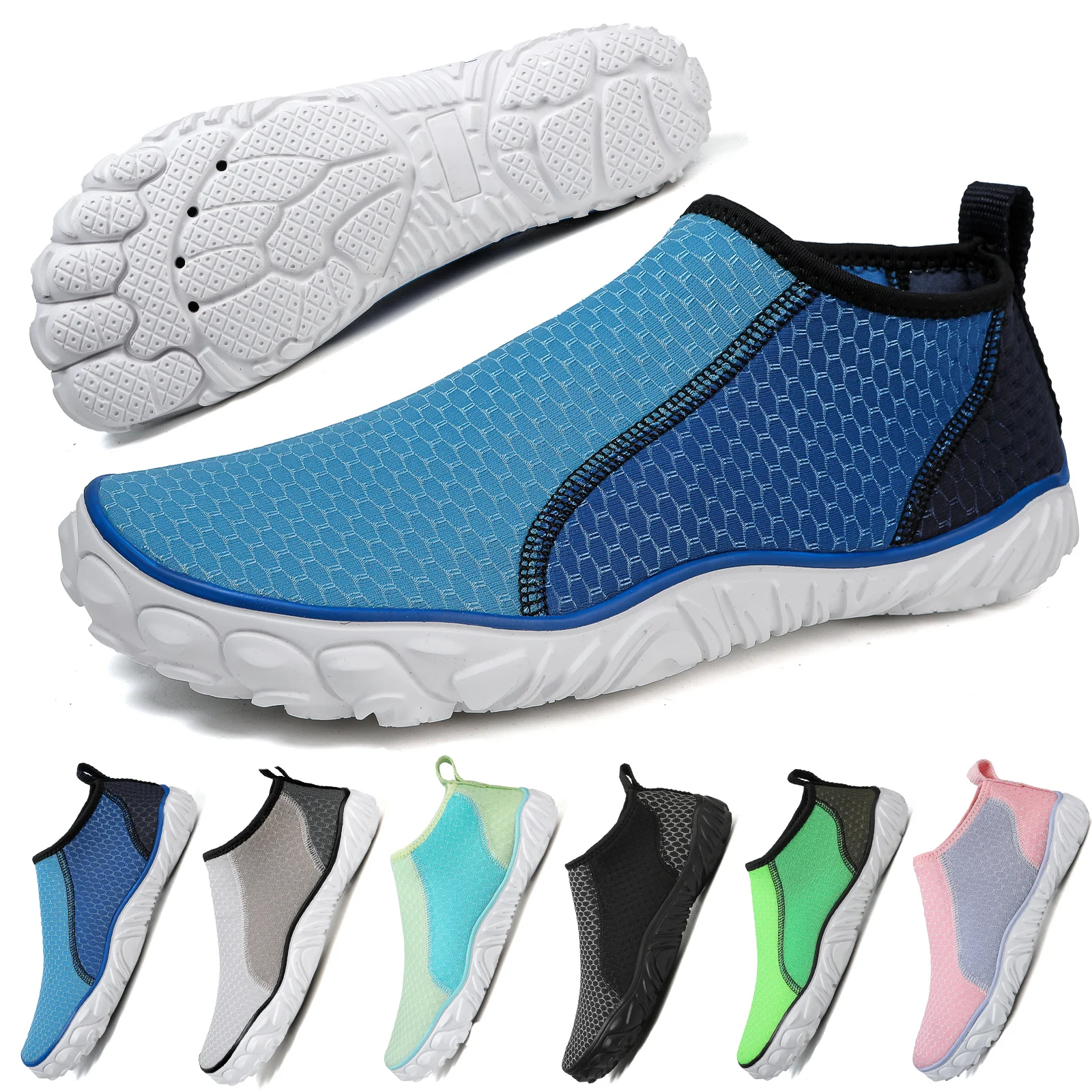 Scarpe da acqua ad asciugatura rapida scarpe da ginnastica da pesca scarpe da acqua a piedi nudi scarpe da spiaggia traspiranti sandali da mare leggeri Unisex 2024Hot