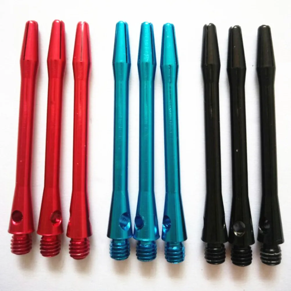 27Pcs High Quality Aluminium Alloy Dart Shafts 48Mm Medium Size 2Ba Screw Thread Compatible with Most Dart Flights and Tips