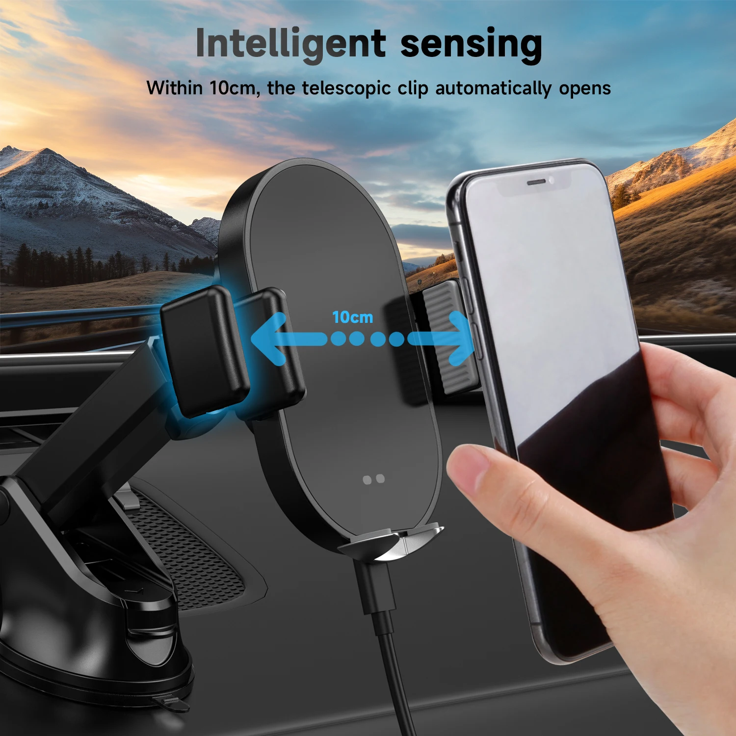 ANCEL S141 360 Rotate Universal Car Phone Holder Moblie Windshield Mount Stand For Phone Hand Free Driving Car Phone Holder ﻿