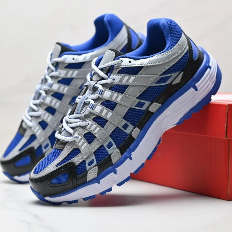 

Low-Top Retro Dad Sports Shoes Unisex Breathable Running Shoes Casual Style Flat Laces PU Mesh Upper Rubber Outsole