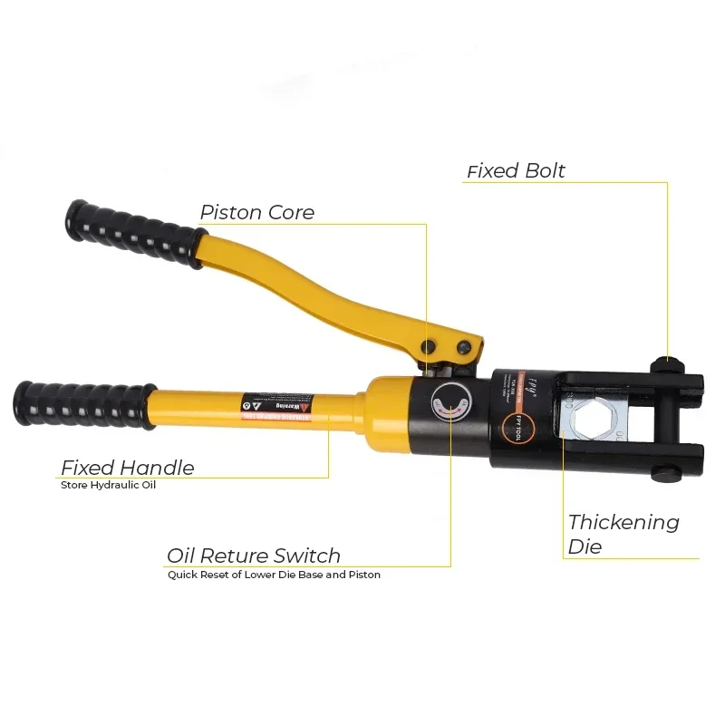 YQK-300 Hydraulic Crimping Plier Manual Hydraulic Hose Crimping Tools For Press CU/AL Connectors 10-300mm2