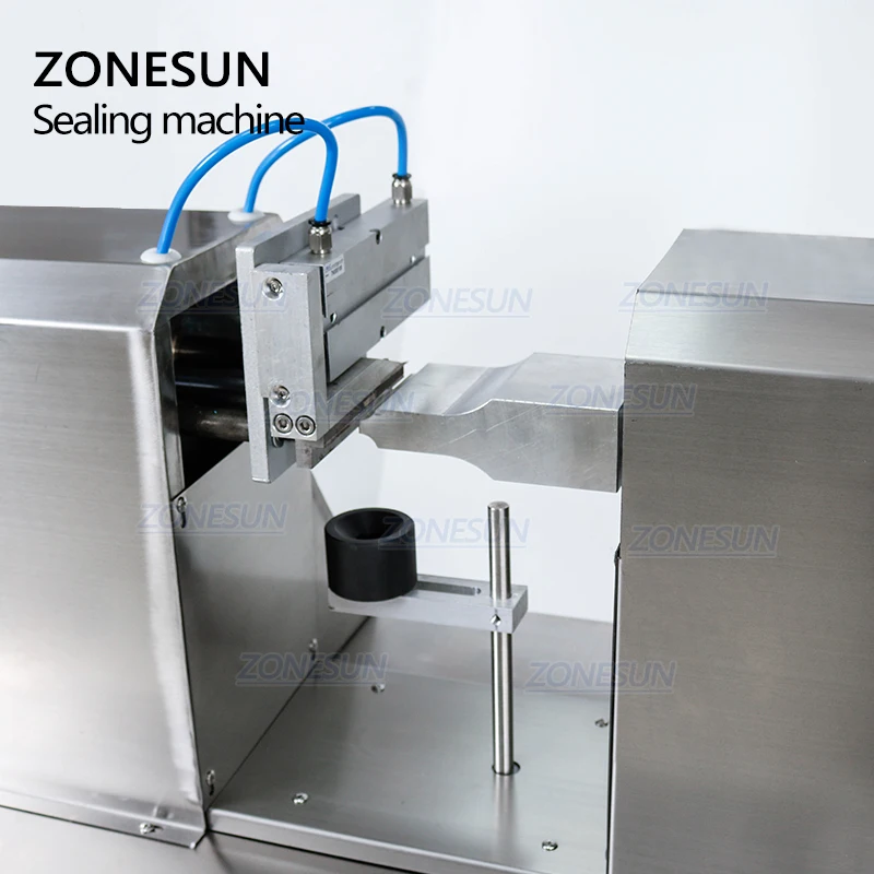 ZONESUN Plastic Tube Sealing Machiner Ultrasonic Soft Hose Sealer Equipment Tool Composite Hose Welding Cosmetic Cream Container