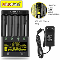 LiitoKala LII-500S LCD 18650 Battery Charger with Four Slots Multi-Function Measurable Capacity for Rechargeable Batteries