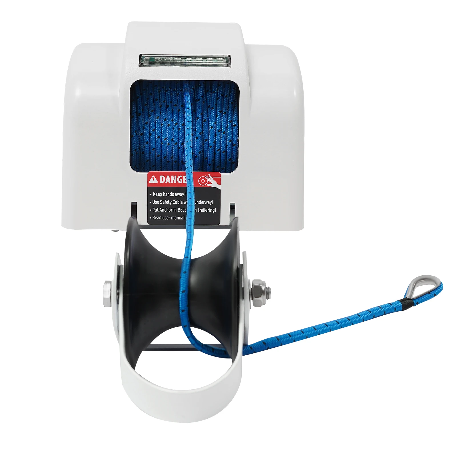 45 LBS Free Fall Saltwater Marine Boat Electric Anchor Winch W/ Wireless Remote