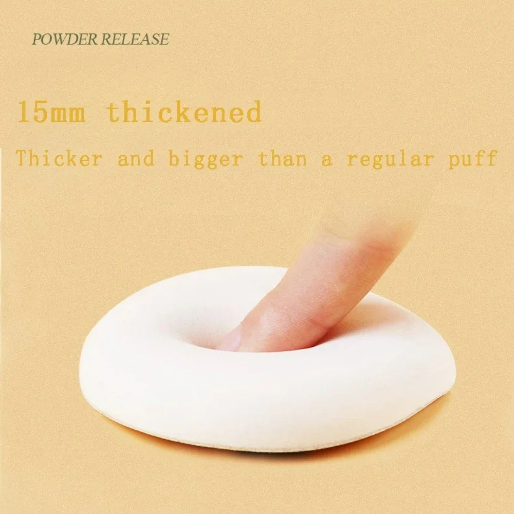 1PC Thickened And Ultra-soft, Wet And Dry, The Cushion Puff That Does Not Absorb Powder, And Used Exclusively For Foundation
