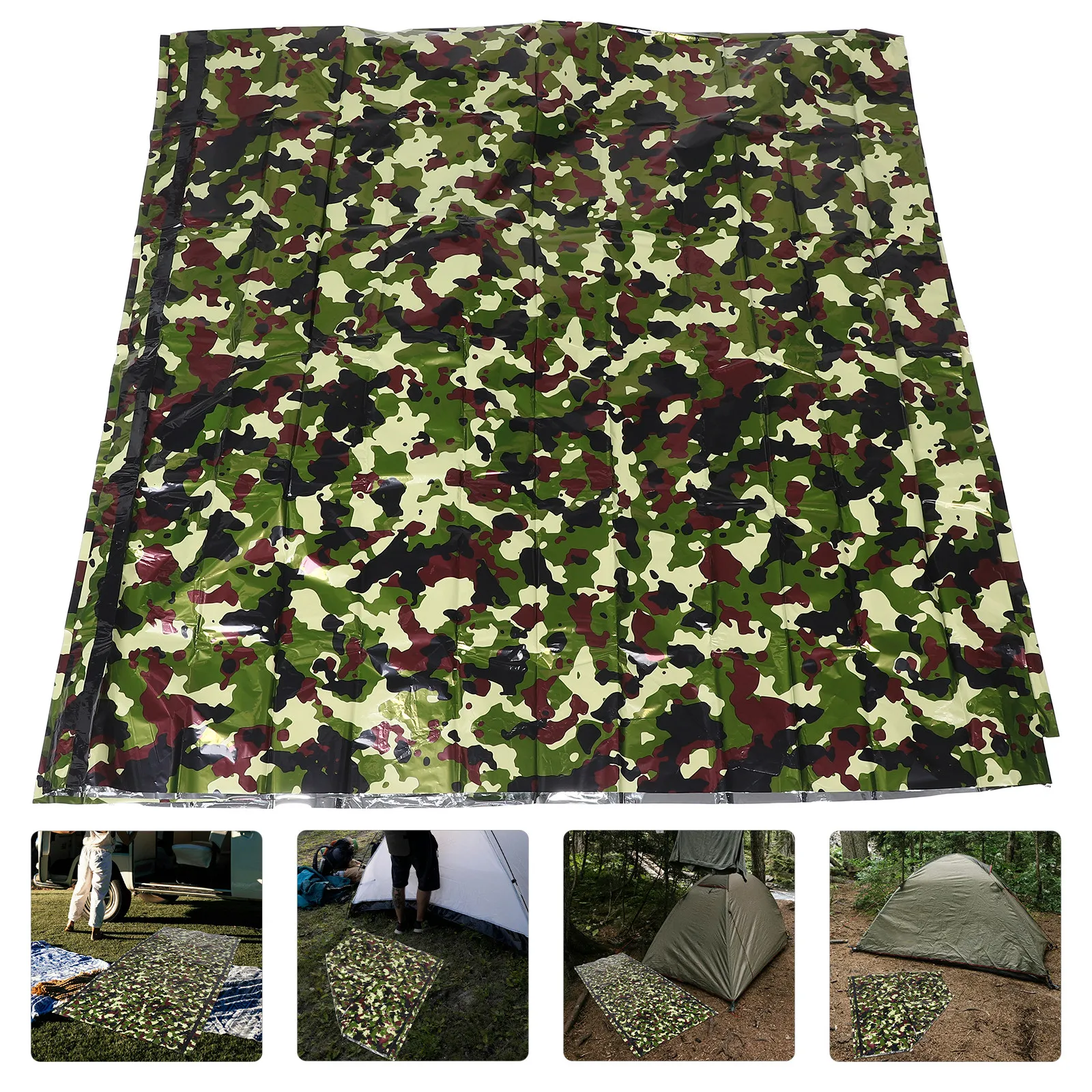 

1Set Emergency Sleeping Tent Windproof Thermal Survival Bivy Sack Camping Hiking Emergency Blanket Outdoor Warm