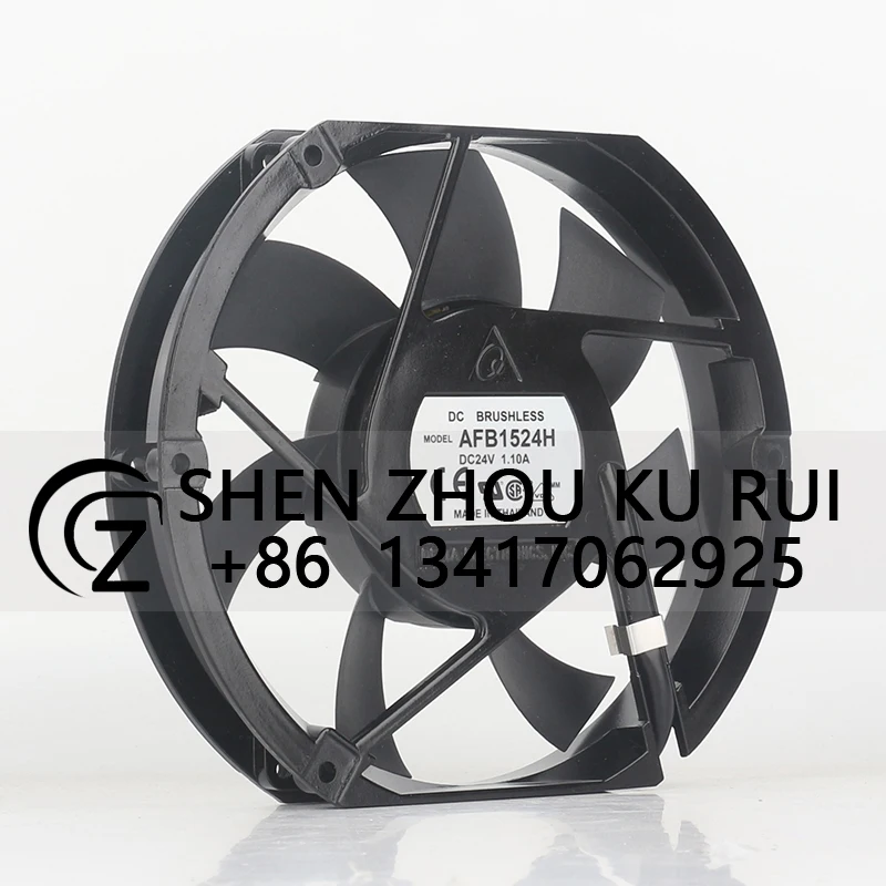 

AFB1524H DC 24V 1.10A Original Delta Dual ball bearing inverter Ultra-quiet cooling fan 172X150X25MM 17CM 17251