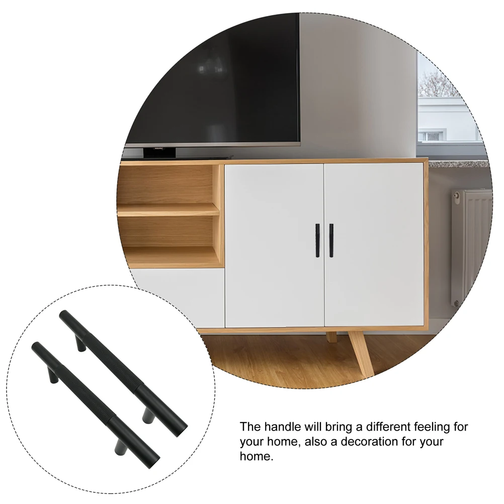 

2pcs Aluminum Alloy Furniture Handles Drawer Door Pulls Cabinet Knobs Wardrobe Pulls Handle Cupboard Door Hardware Decorative