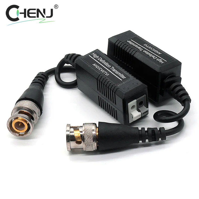 1 Pair DIY Accessories Hd CVI/TVI/AHD Video  Transceiver For Cctv Security Camera BNC Cat5 CCTV UTP Video