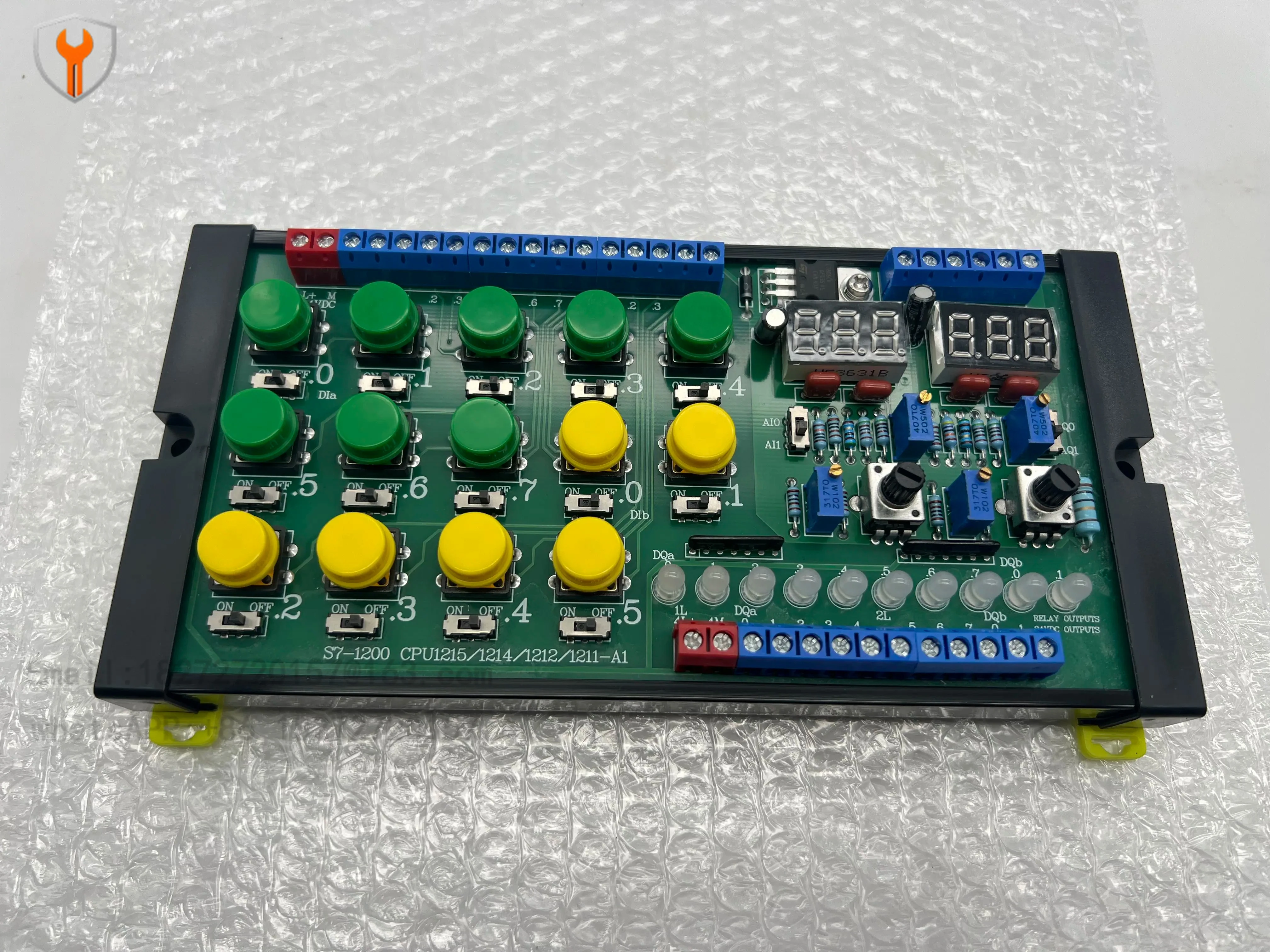 

Suitable for Siemens S7-1200 PLC/CPU 1211C 1212C 1214C 1215C debugging simulation board