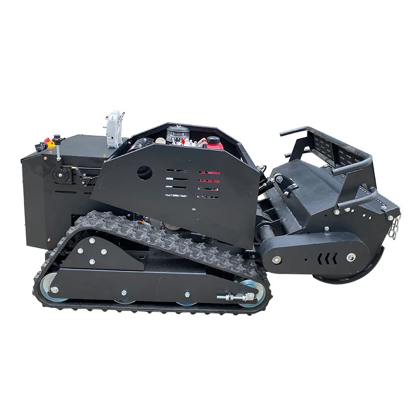 Remote Control Crawler Slope Lawn Mower All Terrain  Robot Grass Cutter for Farm Orchard & Rough Terrain