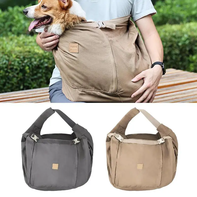 Cat Carrying Sling Travel Front Backpack Chest Puppy Sling Cozy Comfort Pet Carrier Pet Dog Sling Carrier Cat Restraint Bag