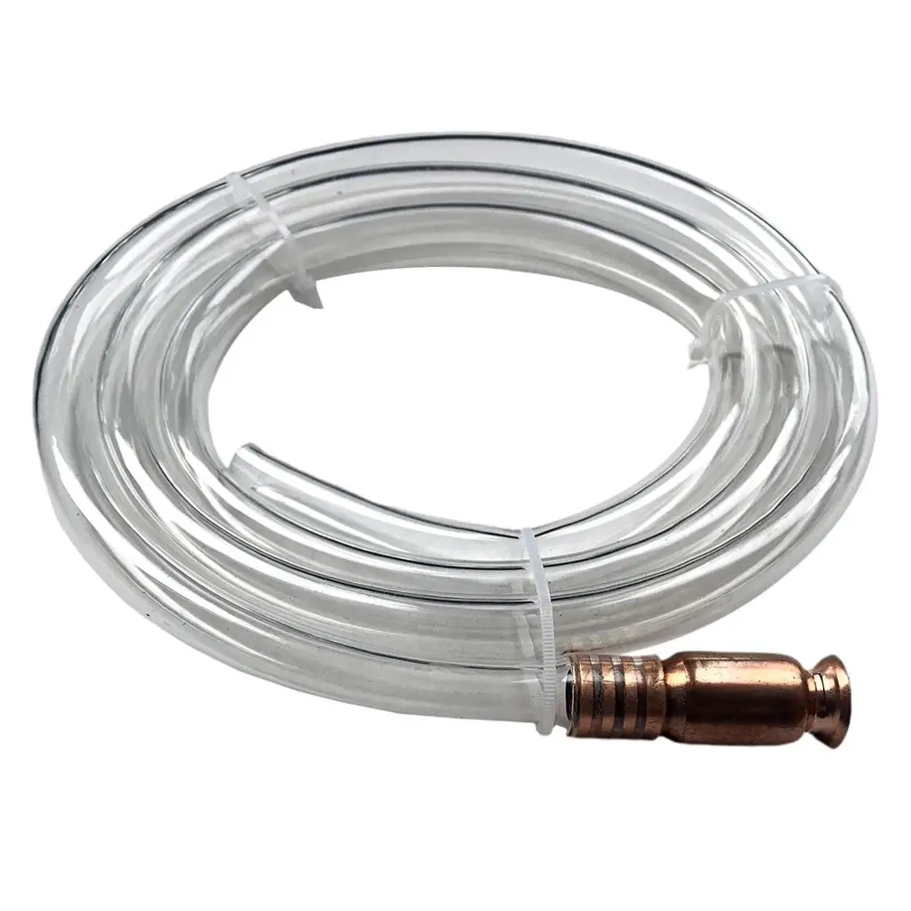 Plumber Siphon - Universal Gas, Oil, Potable Water - of Hose & Fits Any Hose,