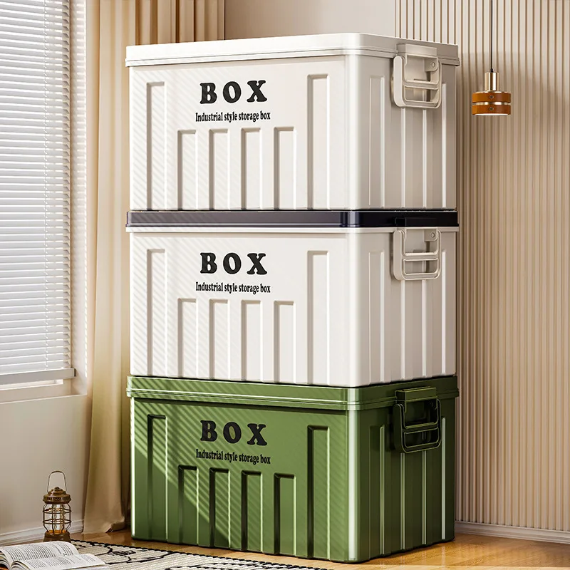 

DormMax 150L SpaceSaver Bin — складной ящик для хранения одежды/скей, Jumbo-органайзер с крышкой подходит для подмышек (бесплатно BPA)
