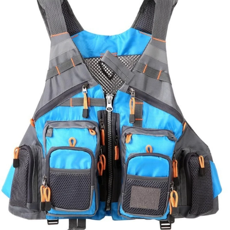 Fishing vest, fly fishing outdoor fishing vest, removable, adjustable fishing vests for men view 3