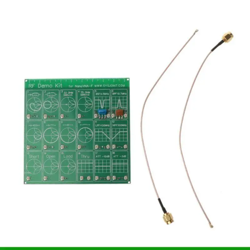 demostración RF U55C para Nanovna VNA RF Test Board Vector Test Filter/Attenuator