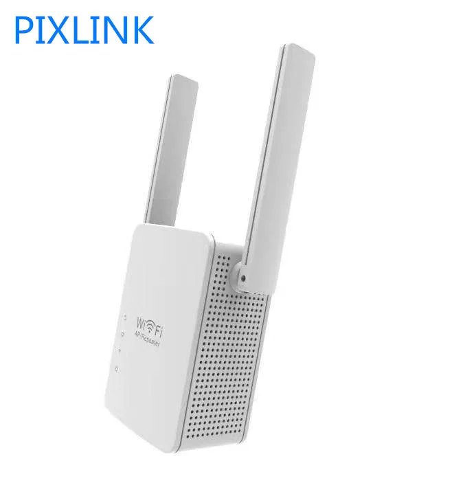 

PIXLINK 2.4G Wireless Wifi Repeater 300Mbps Network Wifi Router Extender Signal Amplifier 2 Antenna Booster Access Point