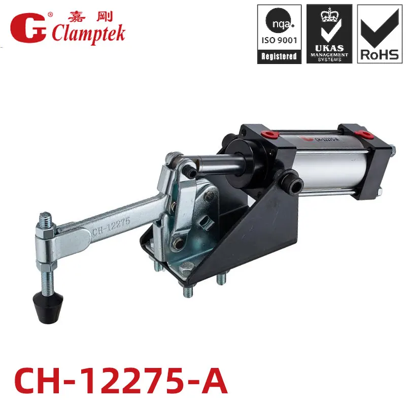 

CH-12275-A Pneumatic Power Clamps Inlet G1/8'' Holding Capacity 340Kg Vertical Toggle Clamps