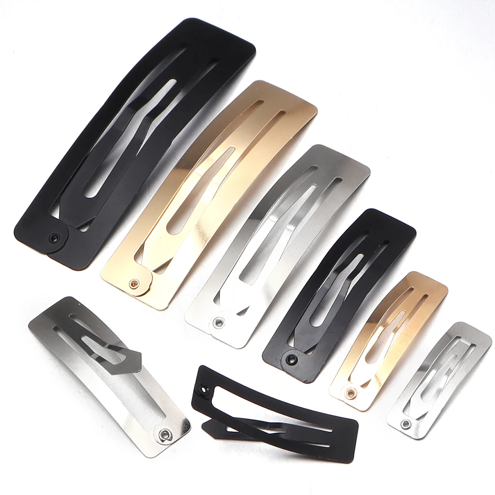 10 Stück/Set Rechteckige Metall-Haarspangen BB Haarnadeln Barrettes DIY Schmuckherstellung Perlen-Schleife Haarklammern Haaraccessoires – Detail 3