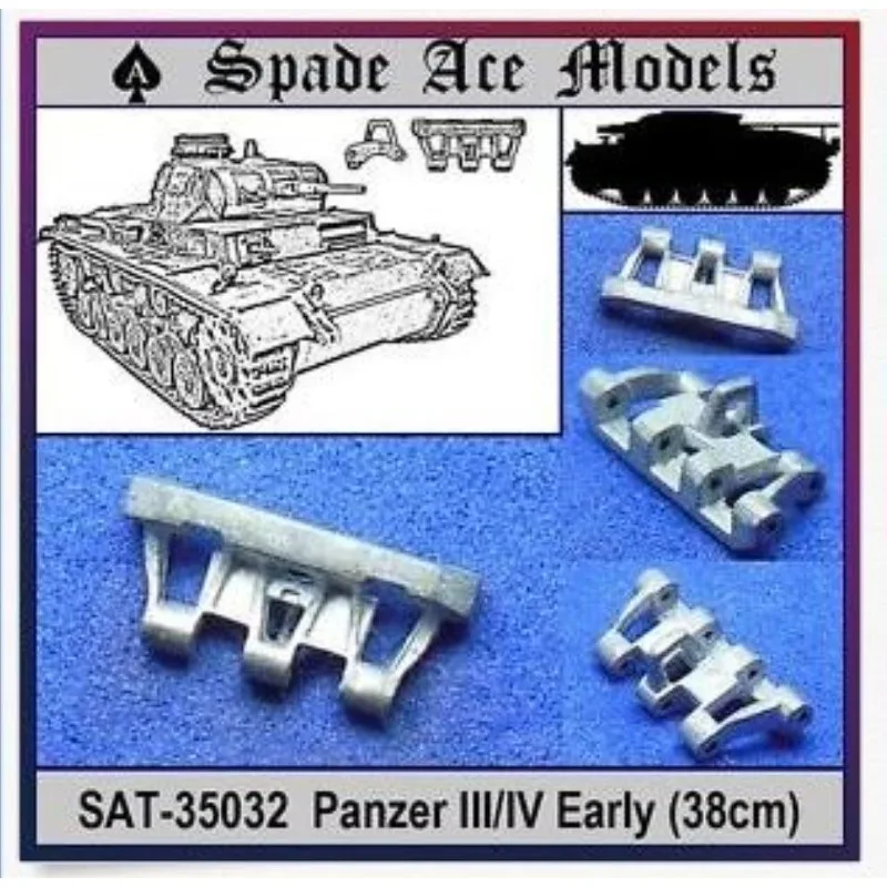 Spade Ace Models SAT-35032 1/35 Germany Panzer III/IV (Early 38cm) Metal Track