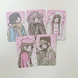 Korea style New 3-inch Small Card Sweet Asian Style Y2k Korean Girl Ins Style Photo Props