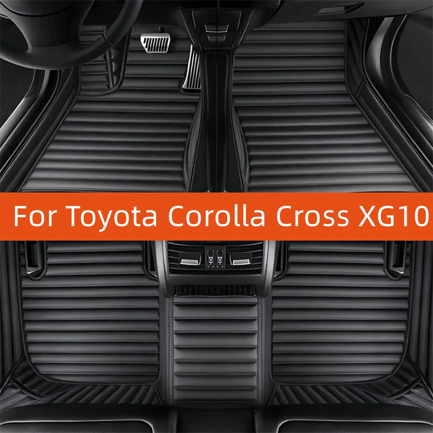 

Custom Leather Car Floor Mat For Toyota Corolla Cross XG10 2020 2021 2022 2023 2024 2025 2026 2027 Car Mat Interior Accessories