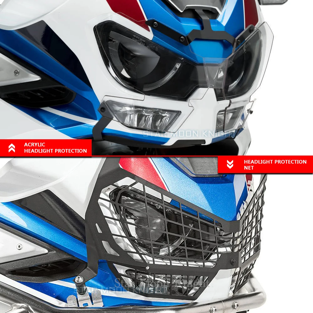 

NEW Motorcycle Headlight Head Light Guard Protector Cover For Honda Africa Twin CRF1100L CRF 1100 L Adventure Sports 2020 2021