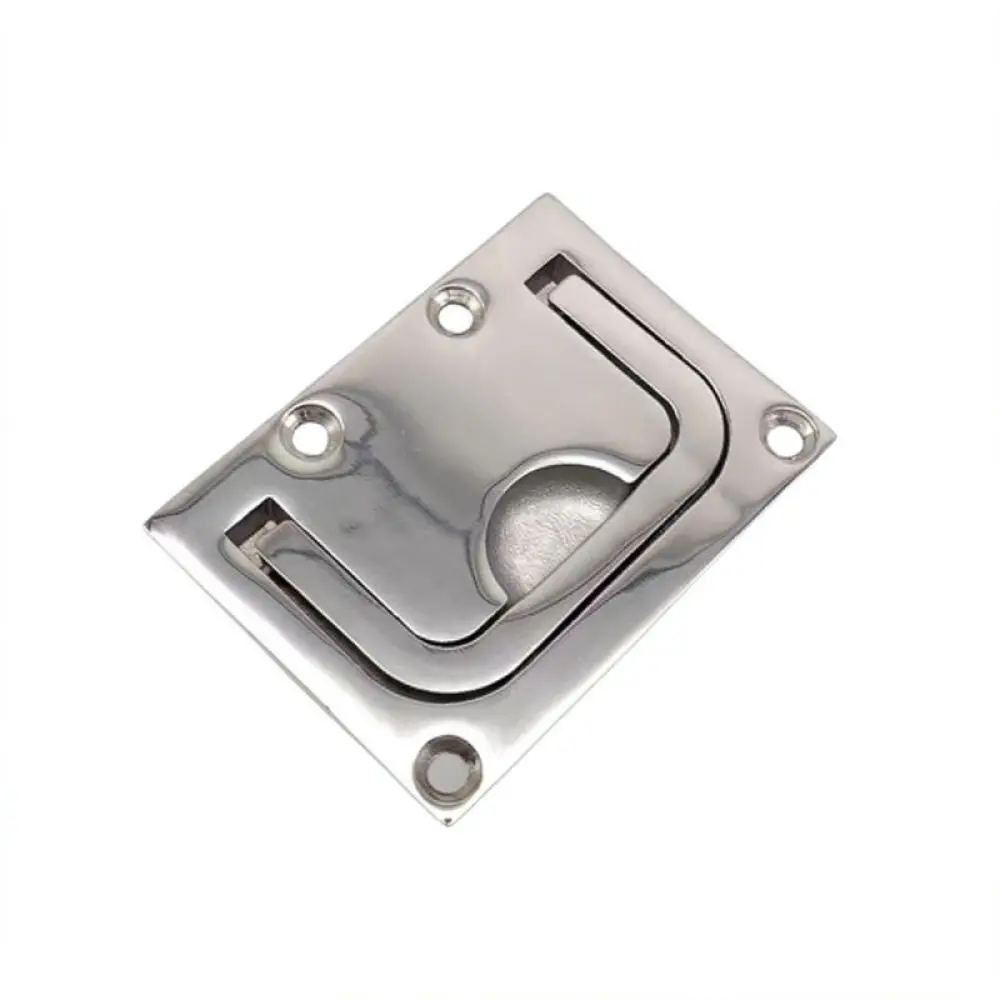 Stainless Steel 316 Flush Pull Ring Handle Marine Boat Deck Hatch Cabinet Locker Door Hidden Grip Hardware Tool - view 2