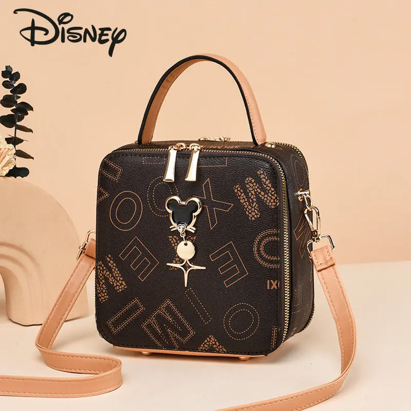 Disney Mickey New Women's Bag Fashion High Quality Women's Handbag Popular on The Internet Versatile Girls' Crossbody Bag