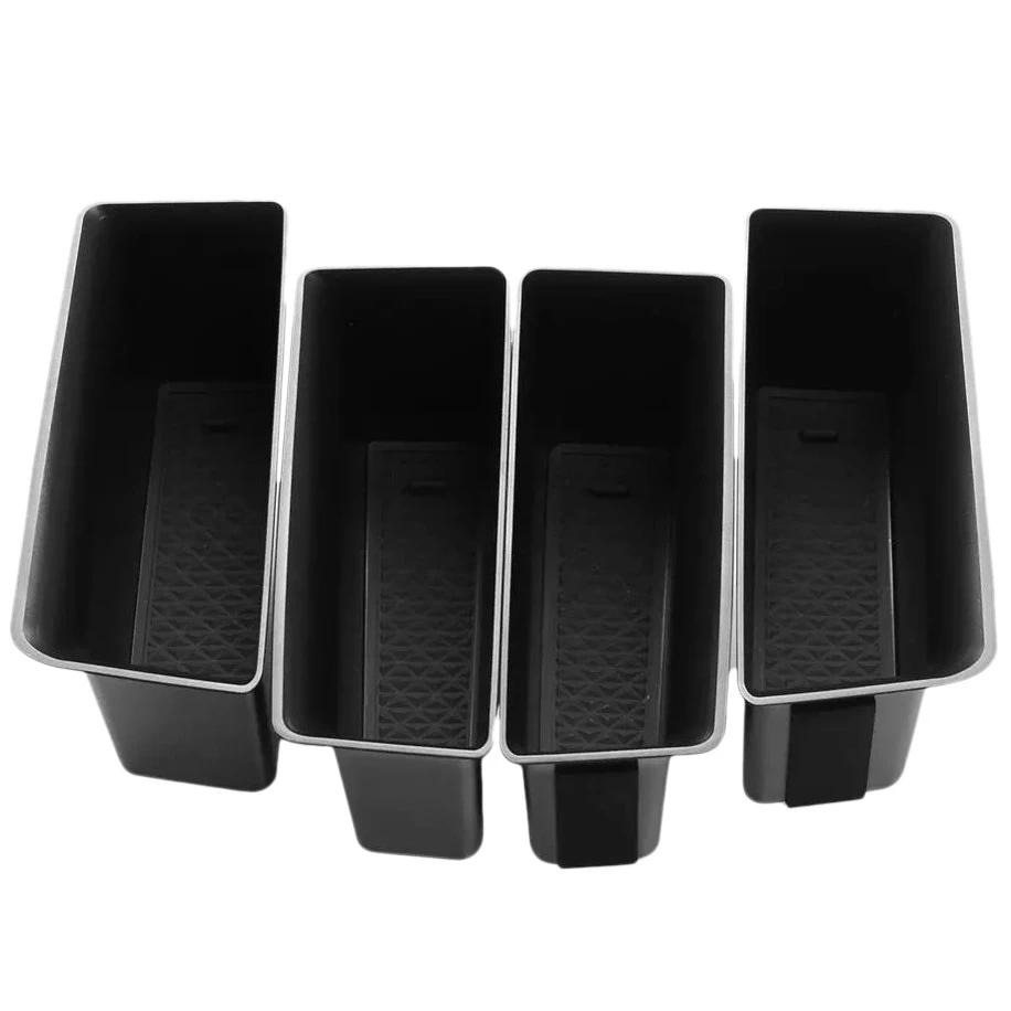 For Golf 8 MK8 2020 Car Door Armrest Storage Box Container Holder Stowing Tidying Storage Boxes Front + Rear