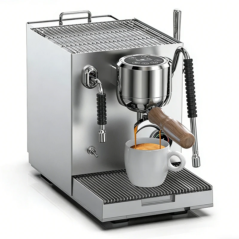 

19 Bar Cafetera De Expreso Stainless Steel Professional Commercial Coffee Espresso Machine