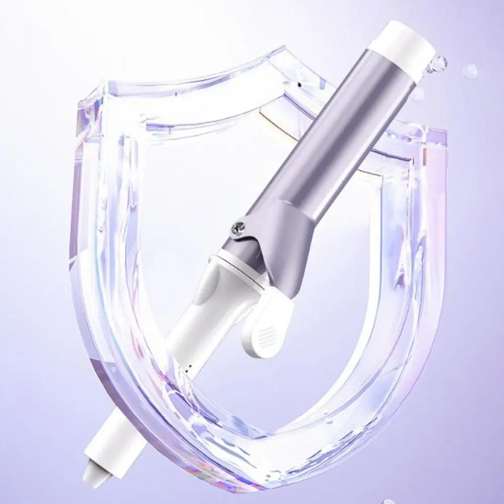 Ceramic 40mm Hair Curling Iron Manual Fast Heating Negative Ion Curling Wand 5 Temperature Adjustment Big Wave