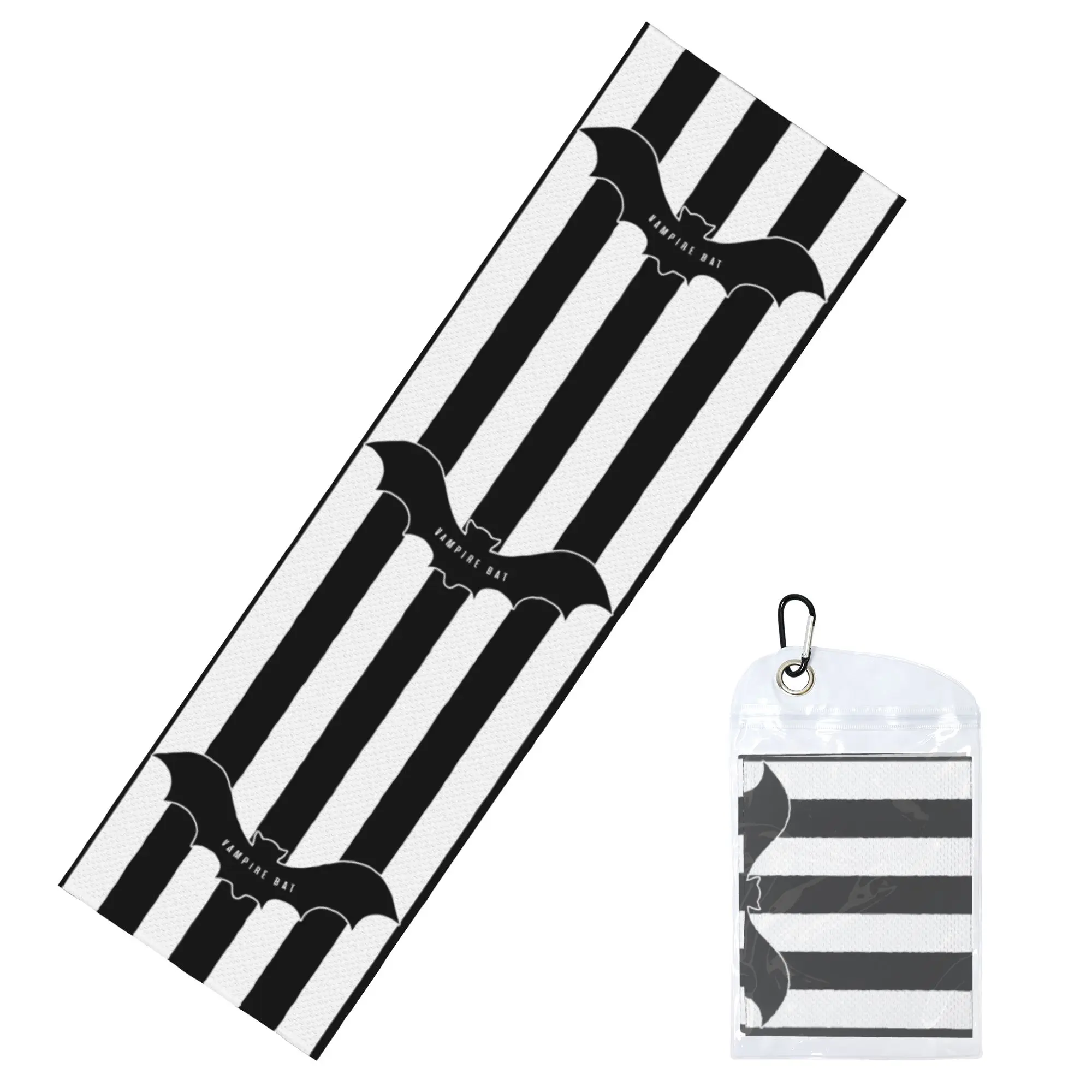 Vampire Bats Cold Exercise Towel Halloween Goth Occult Witch Yoga And Fitness Running Outdoor Activities Travelling Towels