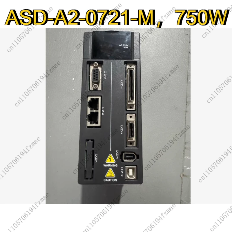 Accessories Servo Driver ASD-A2-0721-M, 750W Input Voltage 200-230V, Output 110V, Frequency 0-250Hz