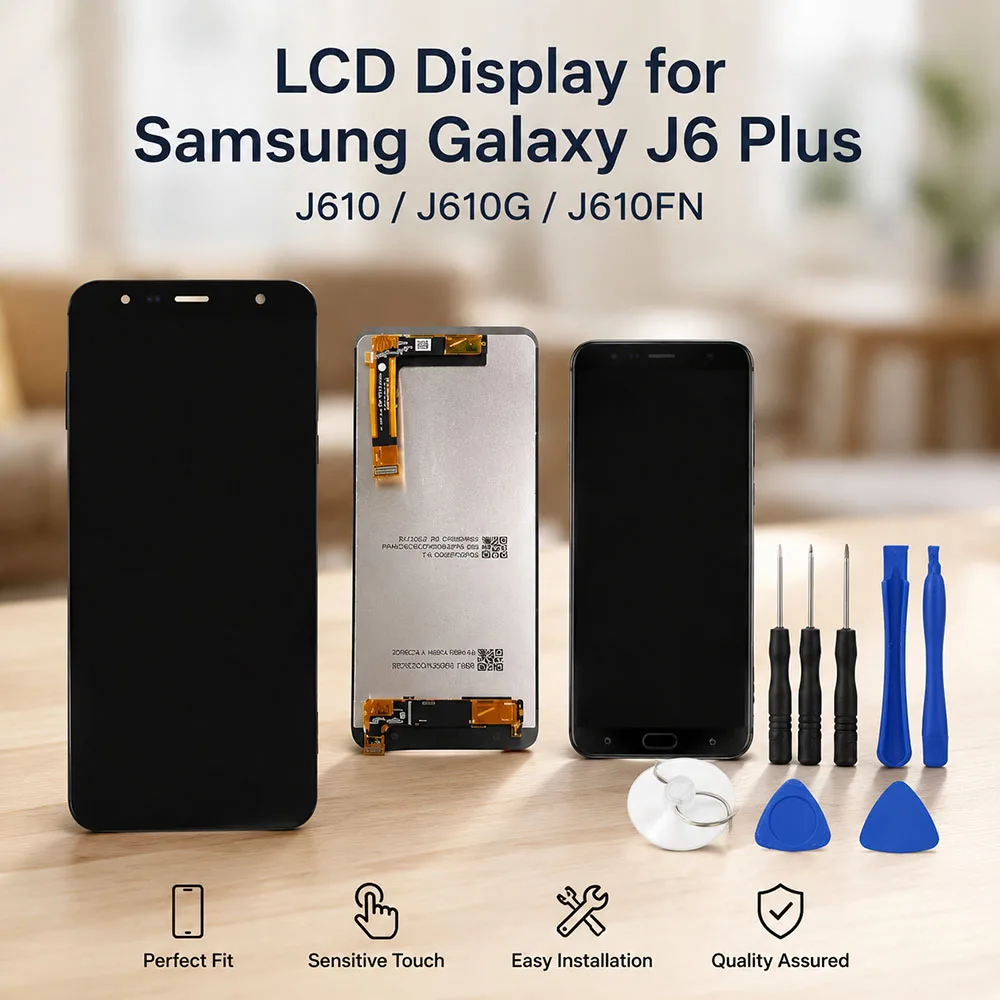 Ori Display for Samsung J6 Plus J610F/J4 Plus J415F J415FN J4 Core LCD Touchscreen Digitizer for J610G J610FN J415G J415GN J415N