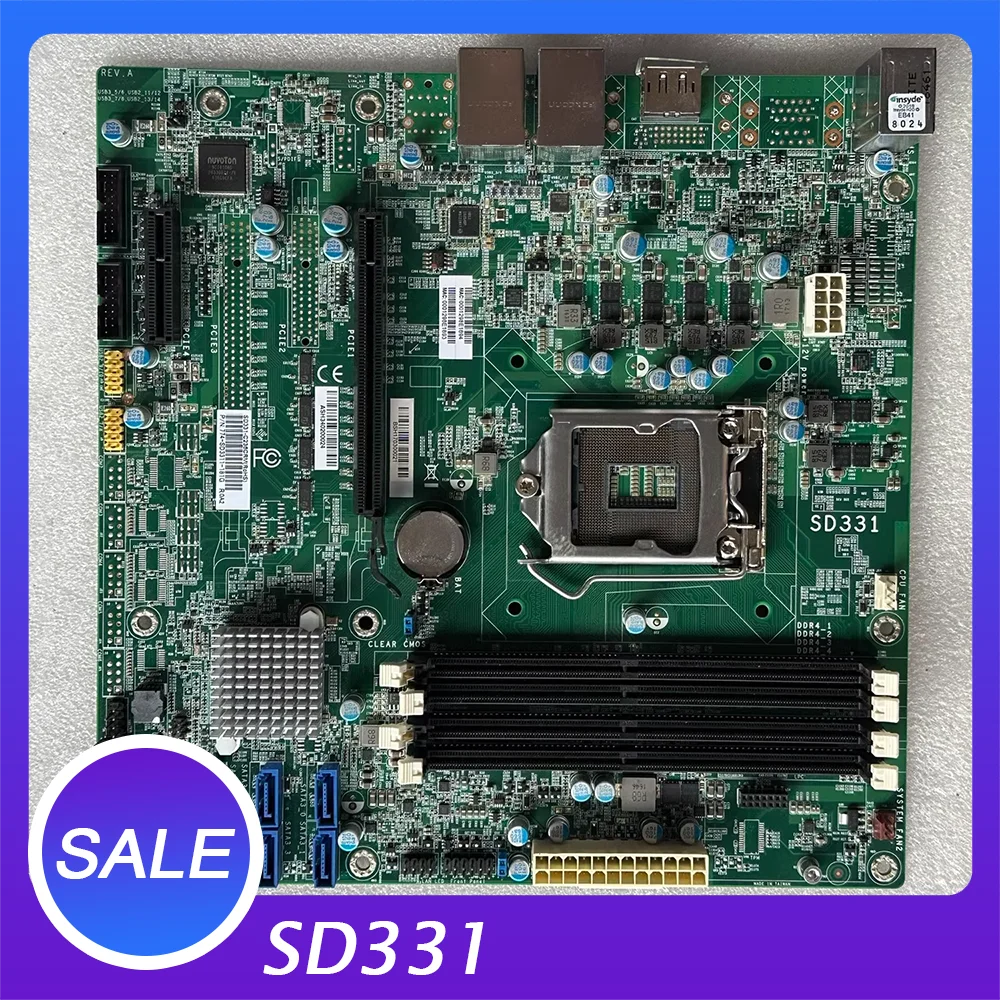 For DFI Industrial motherboard SD331 SD331-C236CRM