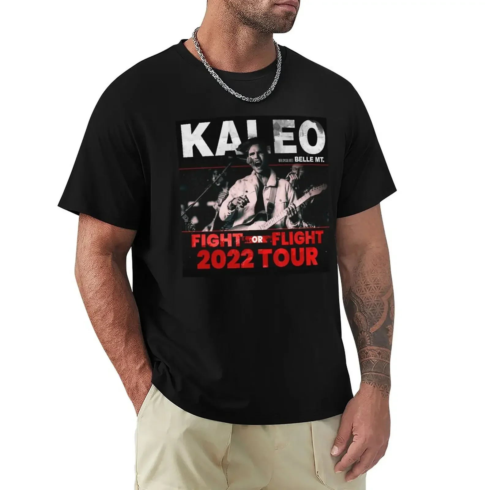 bebek KALEO tour FF 2022 T-Shirt plus size tops anime vintage for a boy T-shirts for men cotton