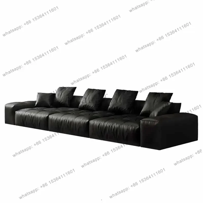 Designer Double Nordic Sofas Black Luxury Fancy Recliner Living Room Sofa Puffs Lazy Designer Woonkamer
