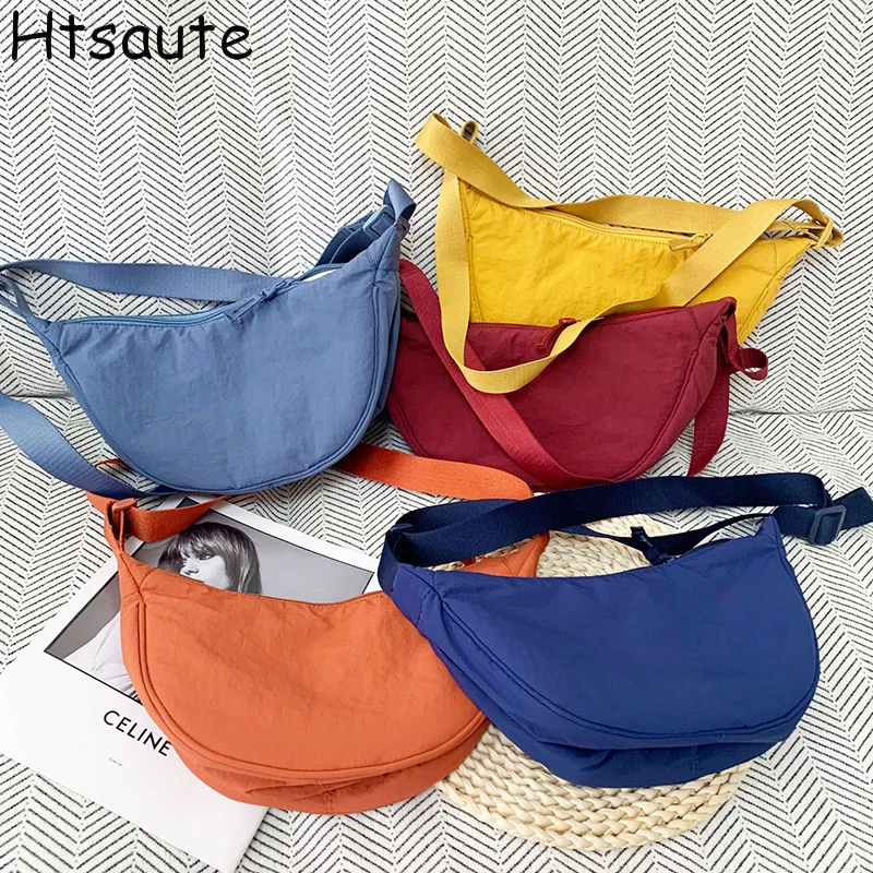 

Retro Banana Bag Women Chest Bag Waist Fanny Pack Sling Bags Crossbody Shoulder Bag Chest Bum Belt Half Moon Hobo Bags bolasa