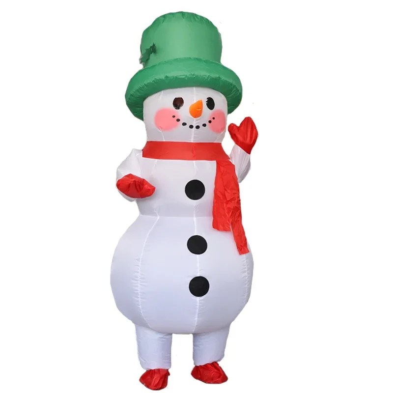 ZA01 هالوين تأثيري التميمة مضحك نفخ زي ثلج سانتا عيد الميلاد كرنفال حفلة لطيف دور اللعب مضحك دعوى ل Za0 @