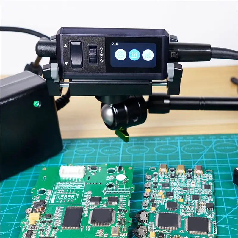 ABKI-For T210 Handle Portable Digital Solder Iron Repair Tool PD 3.1 28V 140W TS1M MINI Soldering Station
