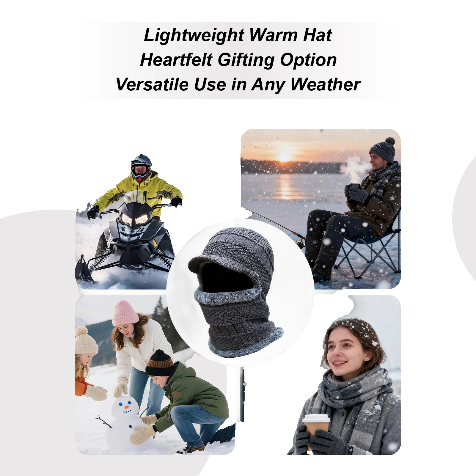 

Зимняя шапка, ветрозащитная, устойчивая к холоду, зимняя шапка-бини с козырьком и защитой для лица, теплая шапка для холодной погоды, для путешествий, катания на лыжах, пешего туризма