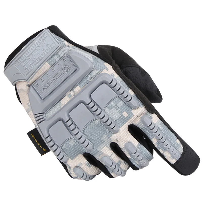 Outdoor Tactical Mountaineering Gloves Training Protection Riding Fishing Shooting Hunting Camouflage