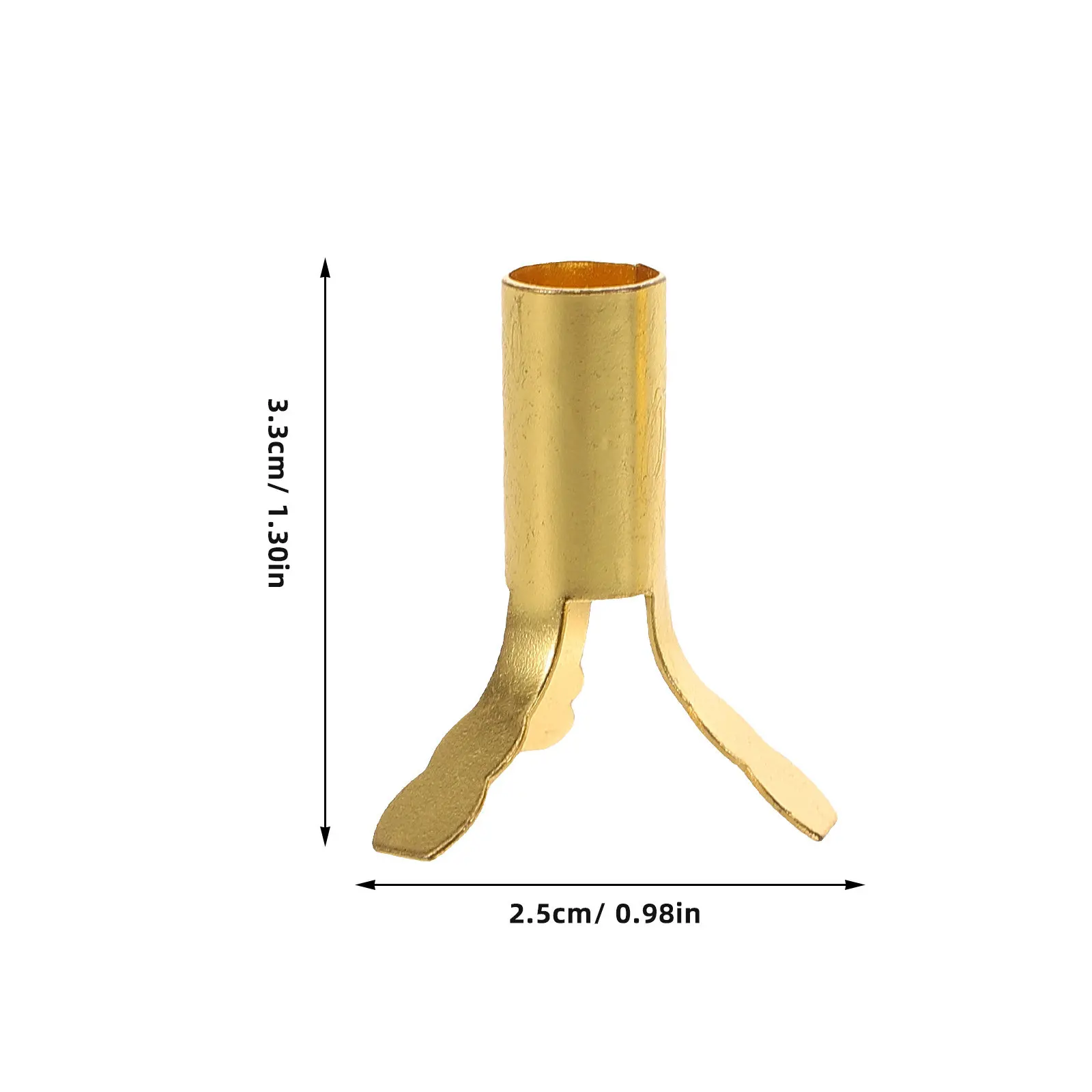 4pcs Oil Lamp Wick Holder Metal Lamp Parts Replacement Sturdy Base For Outdoor Camping Emergency Home Lighting Tripod