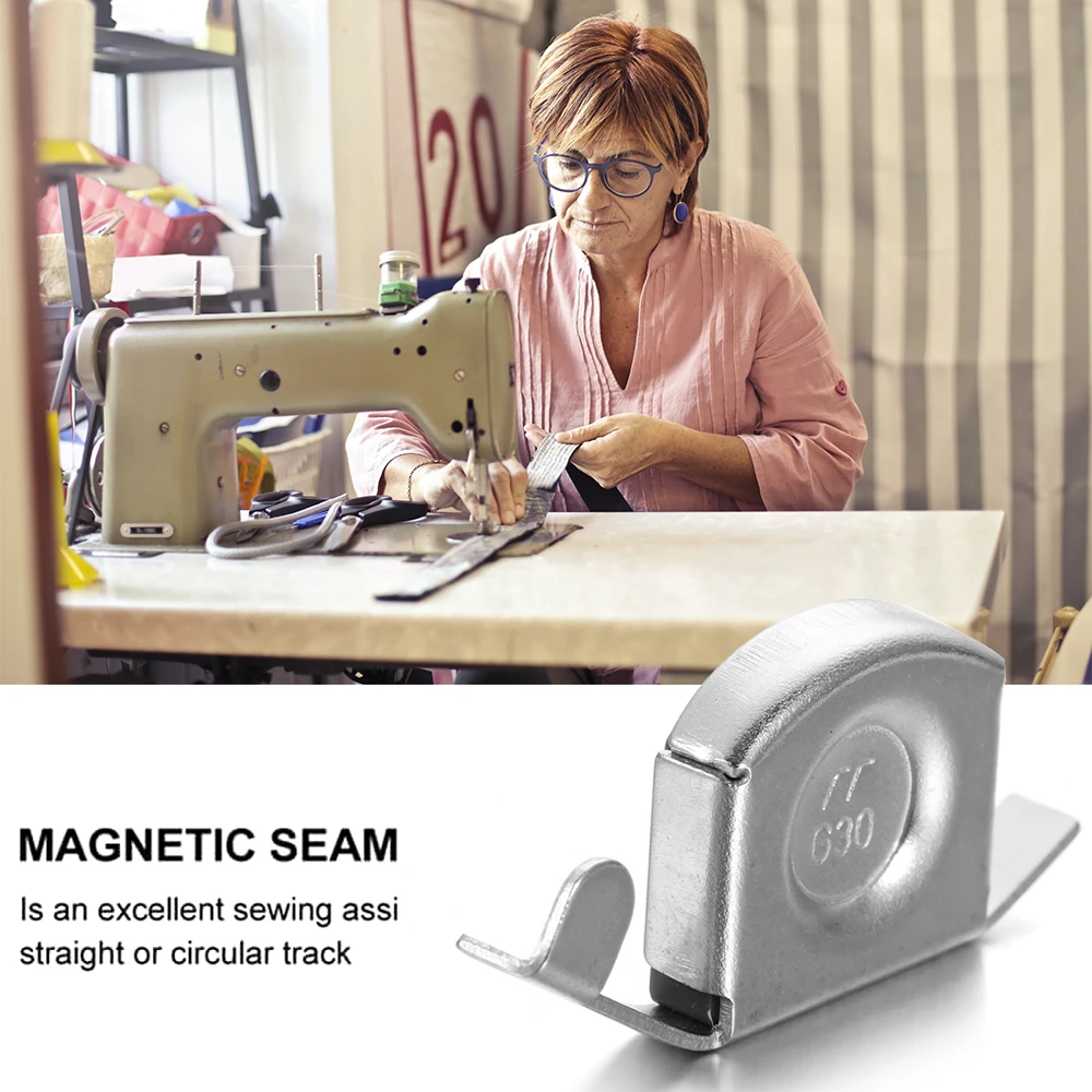 Fabric Sewing Presser Quilting Stitch Guides Needle Magnet Sewing Gauge Sewing Machine Accessories Magnetic Seam Guide