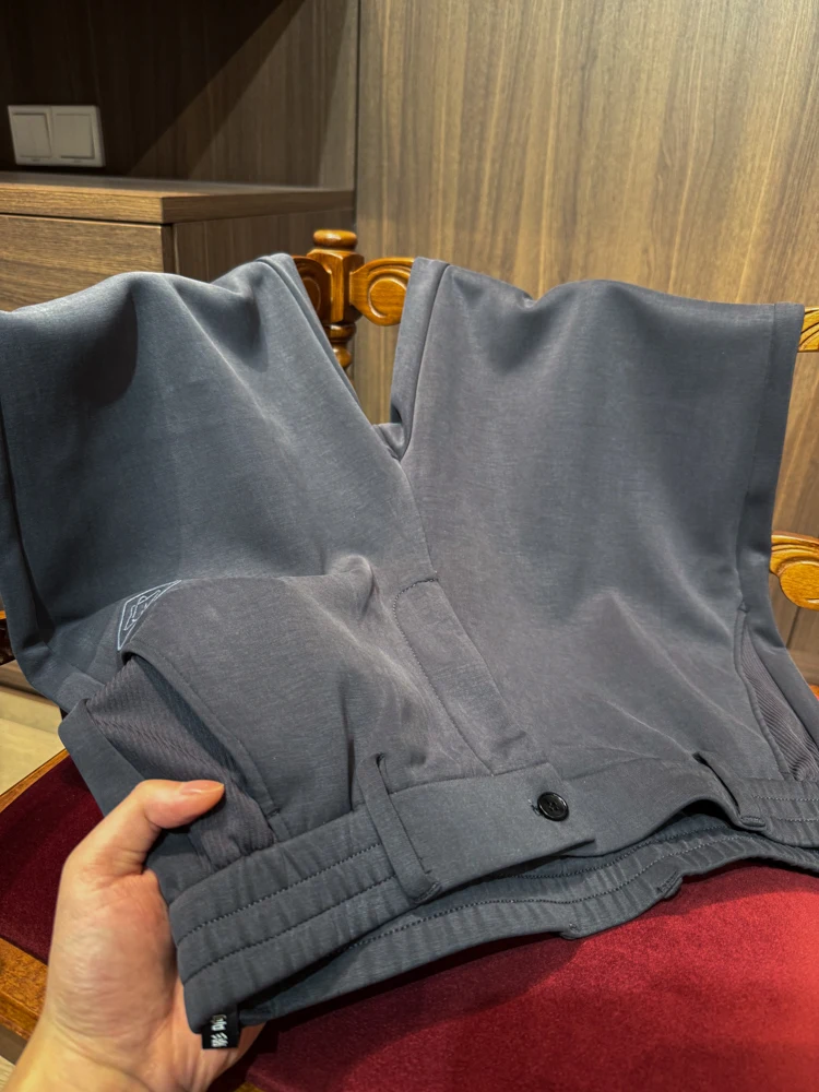 

Soft Smooth Air Layer Modal Men's Straight Leg Casual Pants Spring Collection Comfortable Elastic Faion Urban Sle Long Tr...